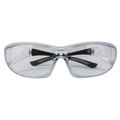 Zayaan Health PrimeX Gray Lens Black Temple, Anti-Scratch Anti Fog Safety Glasses ZH-PRXSG-GYLBKT-MS14